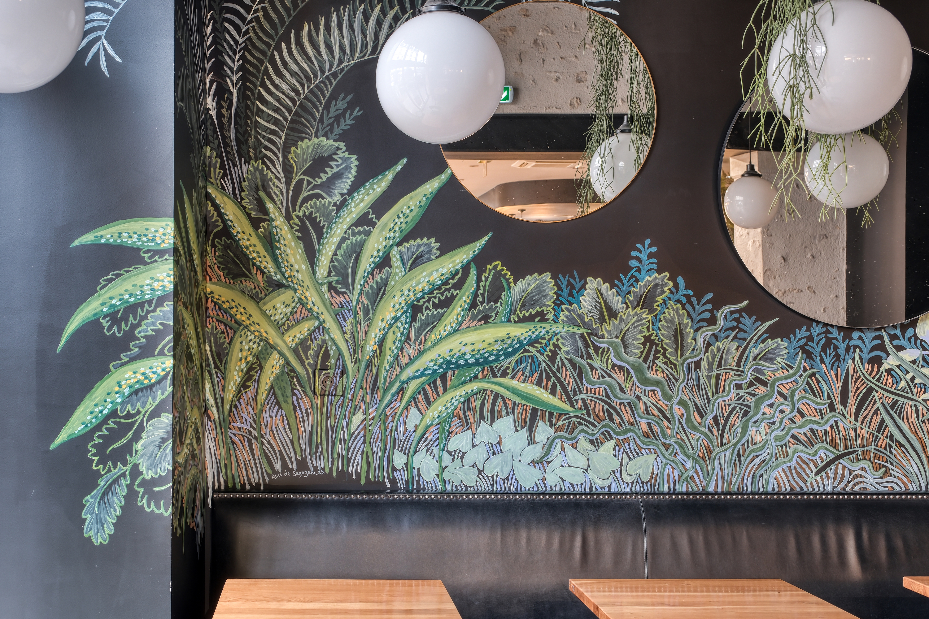 Fresque au restaurant Le Chatelet à Orléans