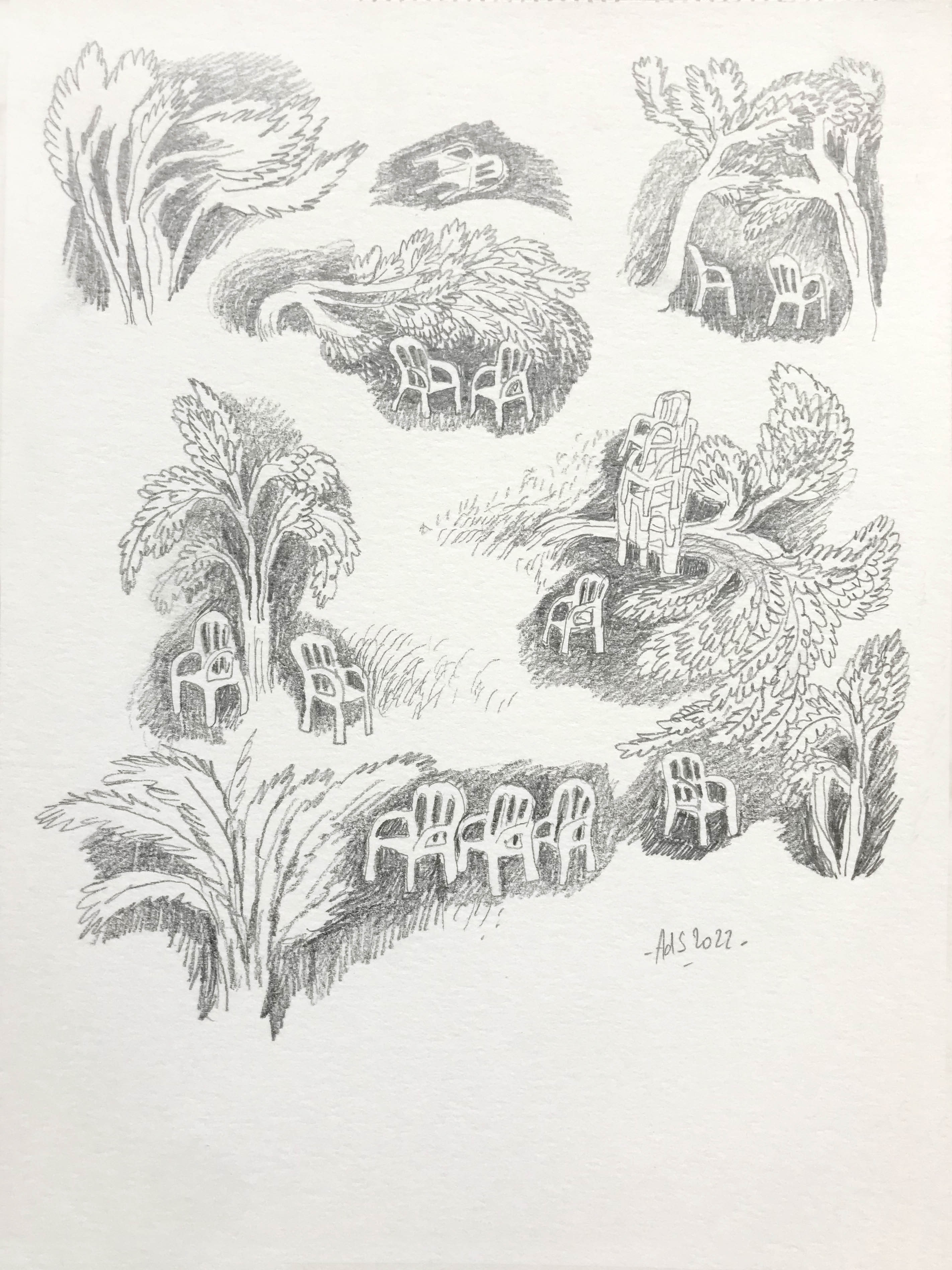Dessin Fête
format 42 par 29,7 cm